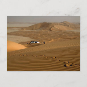 Oman, Rub Al Khali Wüste, auf den Dünen Postkarte