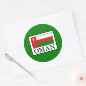 Oman Runder Aufkleber (Umschlag)