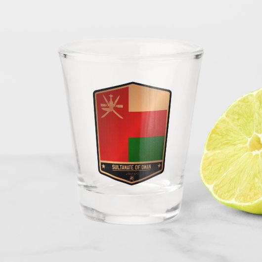Oman Schnapsglas (Vorderseite)