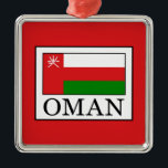 Oman Silbernes Ornament<br><div class="desc">Oman</div>