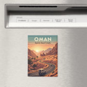 Oman Sunset Travel Magnet (In Situ (Geschirrspüler))