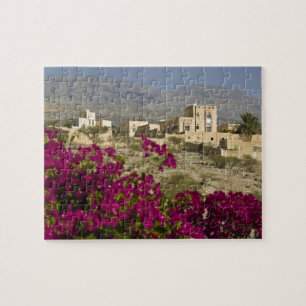 Oman, Westliche Hajar-Berge, Al Hamra. Stadt Puzzle
