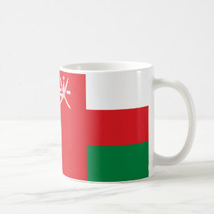 Omani Flag Keramik Kaffee Tasse