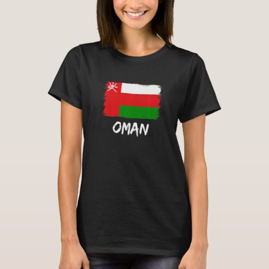Omani Flag Oman T-Shirt (Vorderseite)