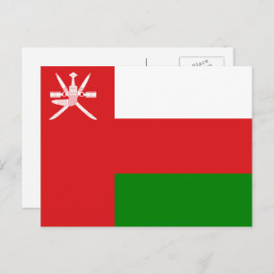 Omani-Flagge, Flagge Postkarte