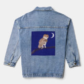 Omani Owl 🦉 Jeansjacke (Rückseite)