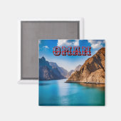 Omans Landschaftliche Landschaft Magnet (Vorderseite/Rückseite)