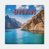 Omans Landschaftliche Landschaft Magnet (Vorne)