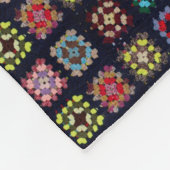 Omaquadrate Fleecedecke (Ecke)