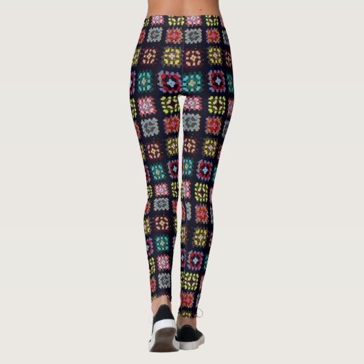 Omaquadrate Leggings (Rückseite)