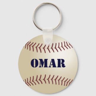 Omar Baseball Keychain von 369MyName Schlüsselanhänger