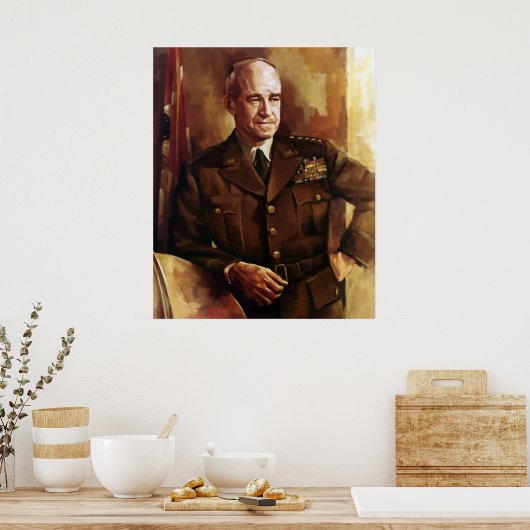 Omar Bradley Poster (Küche)