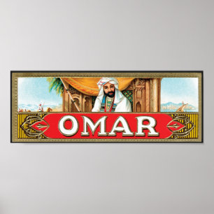 Omar Cigar Label 2 Poster