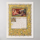 Omar Khayam's Rubaiyat Illuminated Gold Verse Foliendrucke (Vorderseite)