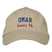 Omar Lieben Ich bestickte Name Hat / Cap Bestickte Kappe (Vorderseite)