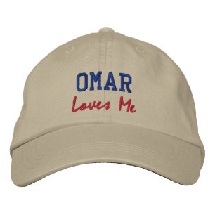 Omar Lieben Ich bestickte Name Hat / Cap Kappe