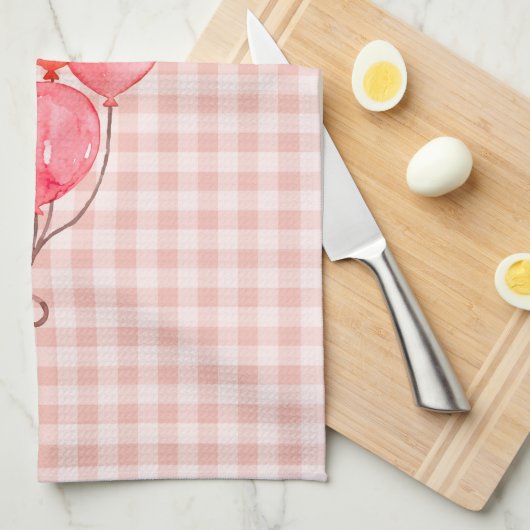 Oma's 90. Geburtstag Geschirrtuch (Viertel Falte)