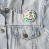 Omas Baby Mädchen Button (Beispiel)
