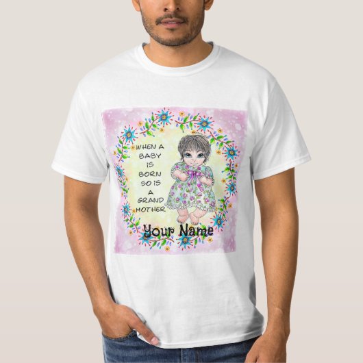 Omas Baby Mädchen T-Shirt (Vorderseite)