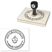 Oma's Bäckerei Geschenk hausgemachte Logo Custom Gummistempel (Stempel)