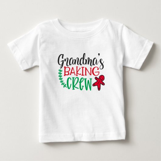 Oma's Backing-Crew Baby T-shirt (Vorderseite)