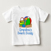 Oma's Beach Buddy Baby T-shirt (Vorderseite)