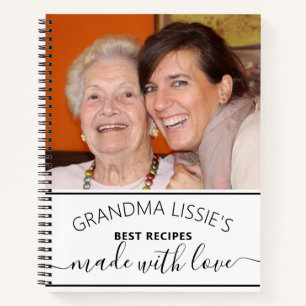 Oma's Best Recipes Cookbook Foto-Notebook Notizblock