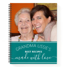 Oma's Best Recipes Foto Kochbuch Aquamarin