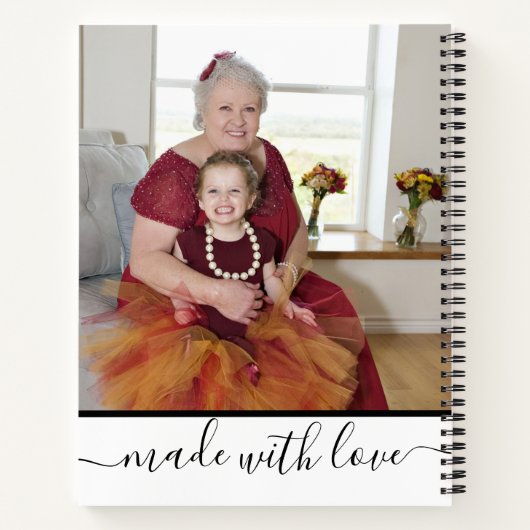 Oma's Best Recipes Foto Kochbuch Notizblock (Rückseite)