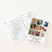 Oma's Best Recipes Kochbuch 10 FotoCollage Notizblock (Innenseite)