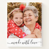 Oma's Best Recipes Kochbuch 10 FotoCollage Notizblock (Rückseite)