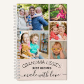 Oma's Best Recipes Kochbuch 6 FotoCollage Notizblock (Vorderseite)