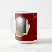Omas beste Katzenmutter-Foto-Name Rot Kaffeetasse (Vorderseite Links)