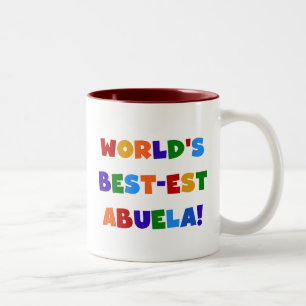 Omas beste T-Shirts mit leuchtenden Farben Zweifarbige Tasse