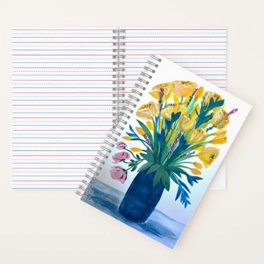 Omas Blume Spiralheft Notizblock (Innen)