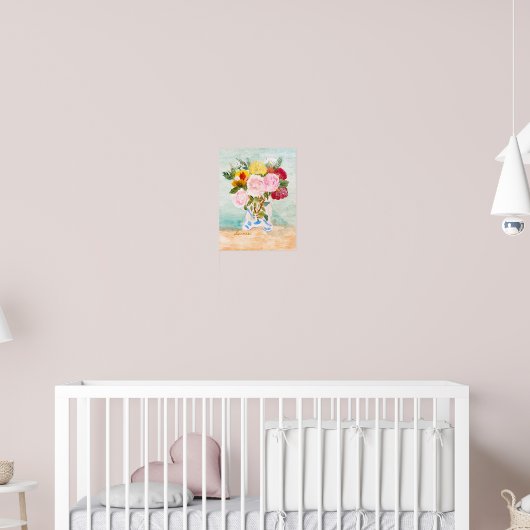 Omas Blumen Poster (Kinderzimmer 2)