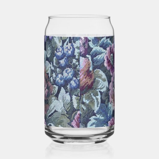 Oma's Blumencockmuster-Bild Dosenglas (Links)