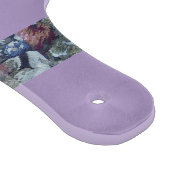 Oma's Blumencockmuster-Bild Schneidebrett (Ecke)