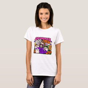 Omas Boo-Crew Süßes Halloween-Oma T-Shirt