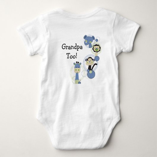 Oma's Boy Baby Shirt (Rückseite)