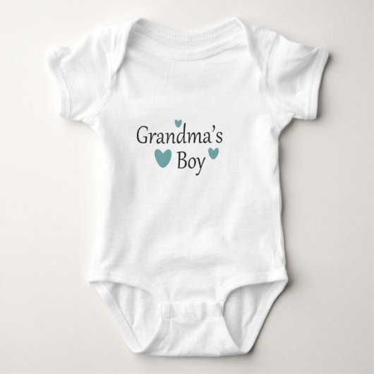 Oma's Boy Baby T-Shirt Baby Strampler (Vorderseite)