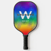 Oma's Bubbles Paddle Rainbow Monogram (Vorderseite)