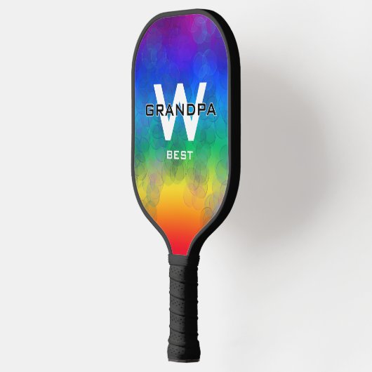 Oma's Bubbles Paddle Rainbow Monogram (Links)