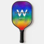 Oma's Bubbles Paddle Rainbow Monogram (Rückseite)