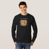 Omas bunte Kürbisse Herbst T-Shirt (Vorne ganz)