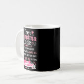 Omas Code Lustige Oma Regeln Damen Kaffeetasse (Vorderseite Links)