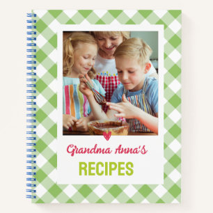 Oma's CookBook (ADD YOU FOTO) Notizblock