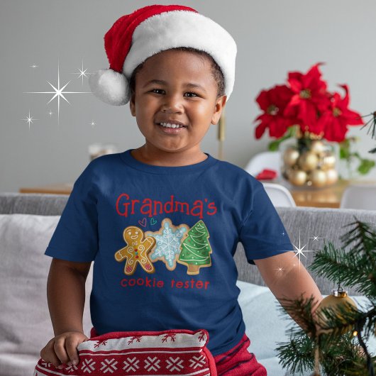 Oma's Cookie Tester Funny Christmas Cookie T-Shirt