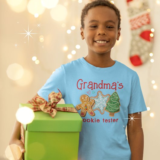 Oma's Cookie Tester Funny Christmas Cookie T-Shirt