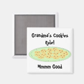 Oma's Cookies-Regel Magnet (Vorderseite/Rückseite)
